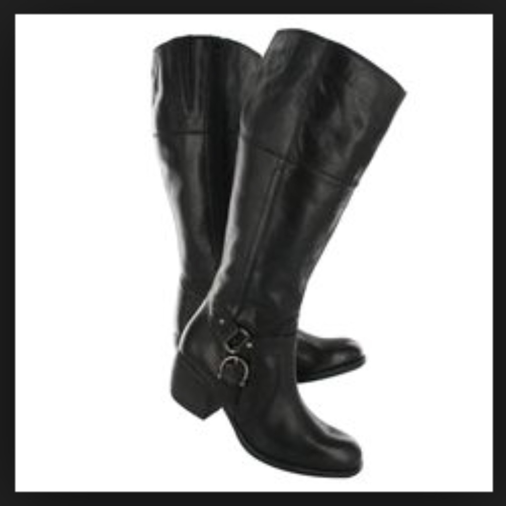 LEATHER TALL BOOTS